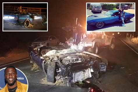 Kevin Hart seriously injured in horror crash that completely destroyed comedian's classic car ...