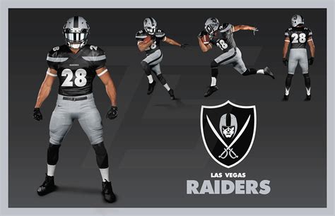 Las Vegas Raiders Uniforms 2024 - Aurel Caresse