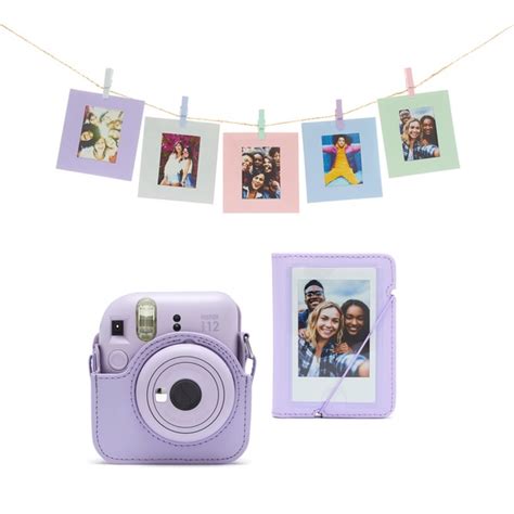 Fujifilm Instax Mini 12 Instant Camera Accessory Kit Lilac Purple | Smyths Toys UK