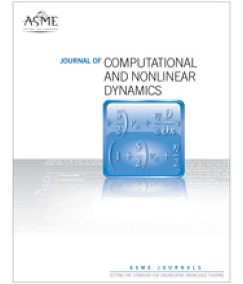 Journal of Computational and Nonlinear Dynamics - Philippine distributor of magazines, books ...