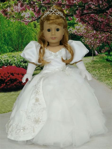 American Girl Doll Maryellen as Enchanted Princess Giselle wedding ...