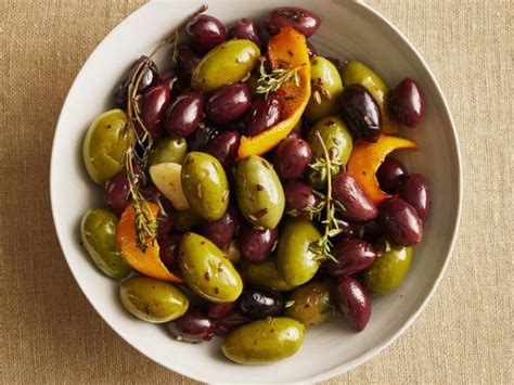 Warm Marinated Olives Recipe | Ina Garten | Food Network