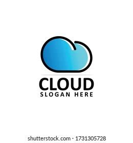 Cloud Logo Design Vector Icon Template Stock Vector (Royalty Free ...