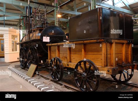 Locomotion No 1 at Darlington railway museum, County Durham, UK Stock ...