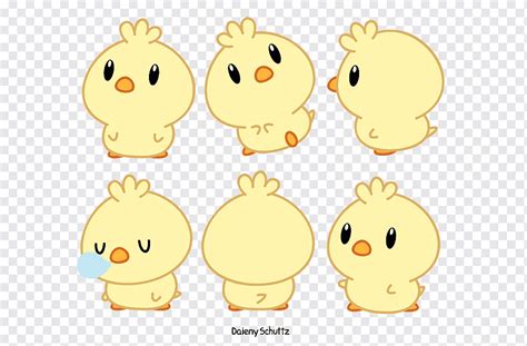 Chicken Chibi Drawing, Chicks, food, animals, emoticon png | PNGWing