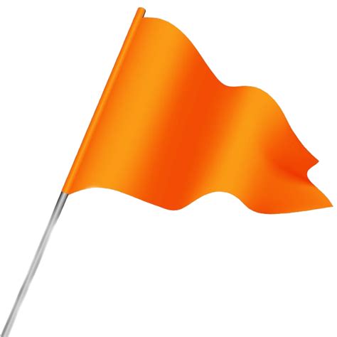 Orange Flag Warning Signal and Safety Alert Free PNG | PNG All