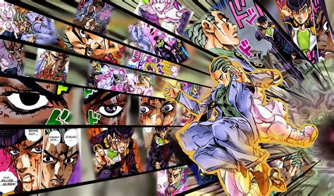 Download Josuke, the Protagonist of "Jojo's Bizarre Adventure". Wallpaper | Wallpapers.com