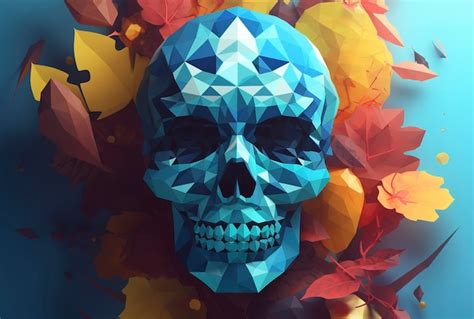 Premium Photo | Skull day of the dead concept