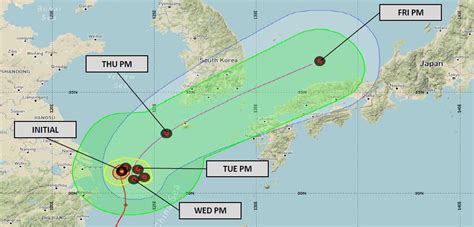 Typhoon Chanthu Expected to Linger off Port of Shanghai for Days