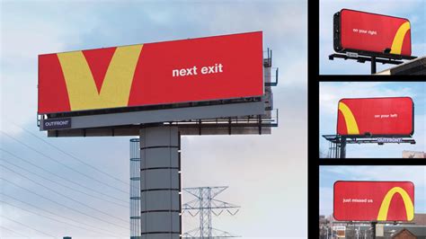 McDonalds Billboards by Guy Moore for McDonalds