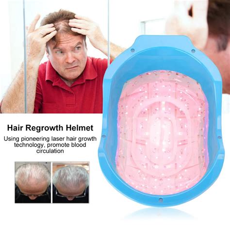 Updated Laser Hair Regrowth Helmet Hair Treatment Therapy Helmet Oil Control Anti Hair Loss Cap ...