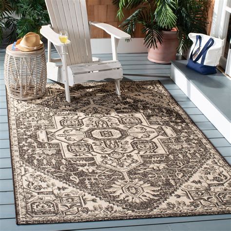 Safavieh Beach House Jose Geometric Indoor/Outdoor Area Rug or Runner ...