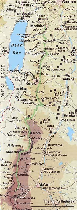 The King's Highway, Jordan | Ancient near east, Highway map, Exodus