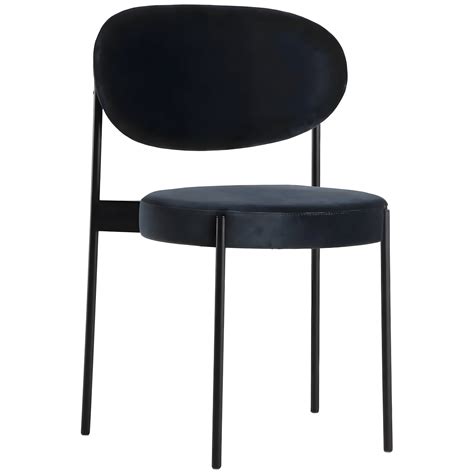 [Affordable] Black Round Back Dining Chair for Rent in Dubai