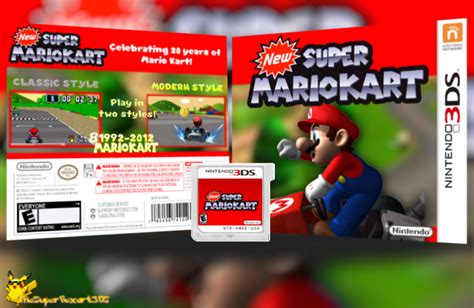 New Super Mario Kart Nintendo 3DS Box Art Cover by TheSuperBoxart3DS