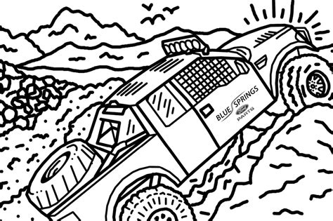 Ford Raptor Coloring Pages Coloring Pages