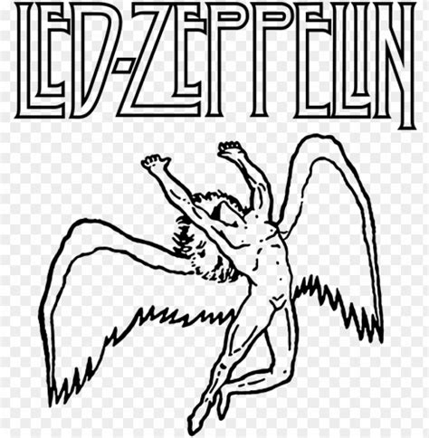 led zeppelin logo PNG image with transparent background | TOPpng