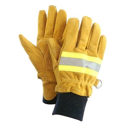 China Fireman Fire Proof Firefighter Firefighting Rescue Gloves Manufacturers, Suppliers, Brands ...