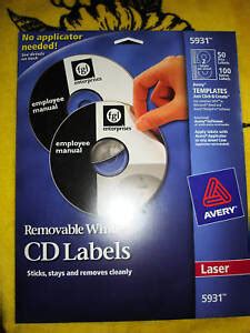 AVERY CD LABELS WHITE 5931 | eBay