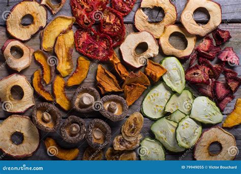 Assortment of Dried Fruits and Vegetables Stock Image - Image of apples ...