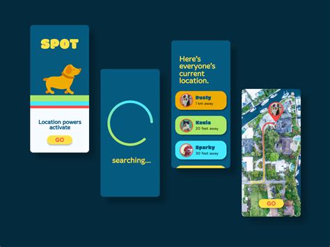 Pet Location Tracker by Stephanie Helvin on Dribbble