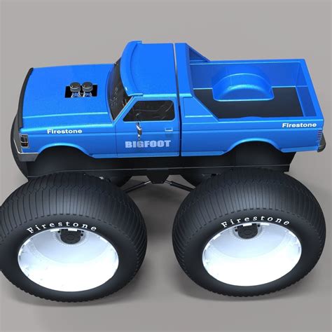 Bigfoot 5 Largest Monster Truck | CGTrader