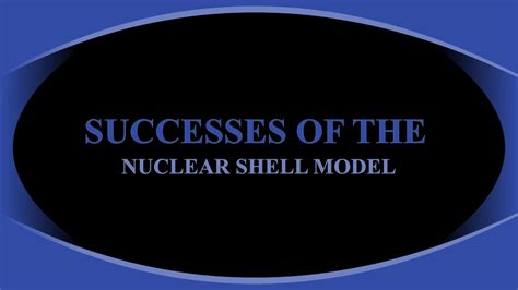 SUCCESS OF THE NUCLEAR SHELL MODEL - YouTube