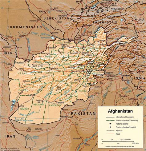 Afghanistan Map