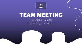 Team Meeting PowerPoint Template - SlideModel