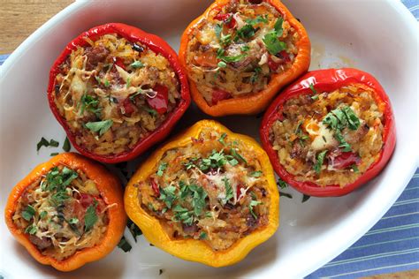 MARGHERITA’S SAUSAGE STUFFED PEPPERS - Isernio's Premium