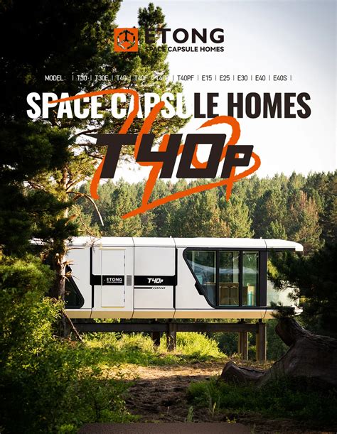 2024 Etong Tiny House Design Outdoor Campsite Prefab House Modern Luxury Container Capsule ...