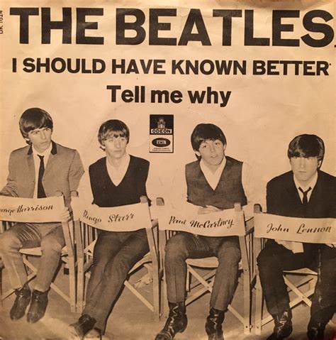 The Beatles - I Should Have Known Better (1964, Black Labels, Vinyl) | Discogs