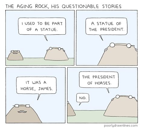 Poorly Drawn Lines – The Aging Rock