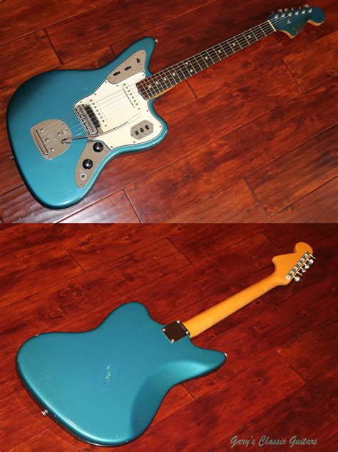 1965 Fender Jaguar Lake Placid Blue Finish with matching headstock | Garys Classic Guitars ...