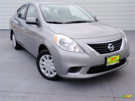 2012 Magnetic Gray Metallic Nissan Versa 1.6 SV Sedan #90369674 | GTCarLot.com - Car Color Galleries