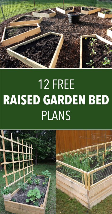 12 Free Raised Garden Bed Plans