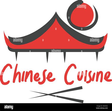 Chinese cuisine logo for Chinese restaurant. vector illustration Stock Vector Image & Art - Alamy