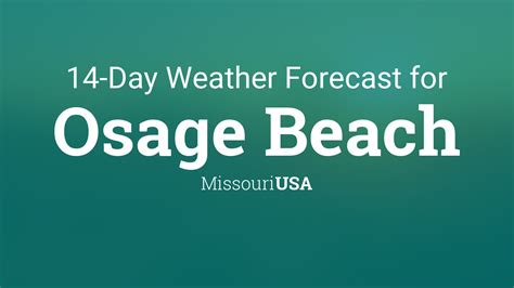 Osage Beach, Missouri, USA 14 day weather forecast