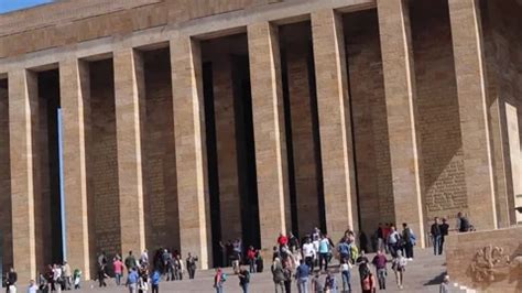 Museum Anitkabir, mausoleum of Ataturk i... | Stock Video | Pond5