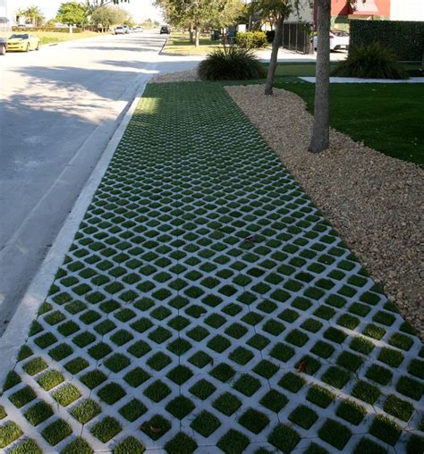 grass block paver walkway - Google Search | Grass pavers driveway ...