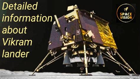 Vikram lander | Detailed information and all part function | ISRO's Chandrayaan-2 - YouTube