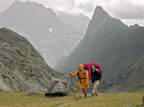 Hikers - Stock Image - C022/8802 - Science Photo Library