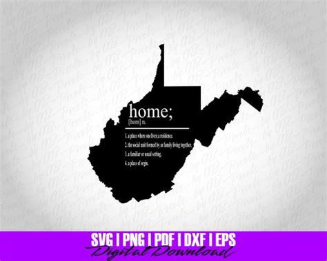 West Virginia SVG West Virginia SVG File Instant Download - Etsy