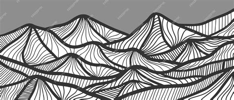 Premium Vector | Abstract mountain painting abstract background premium ...