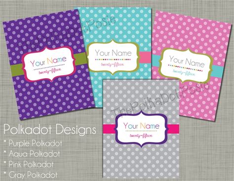 Personalized Planner Cover Page printable PDF - Etsy