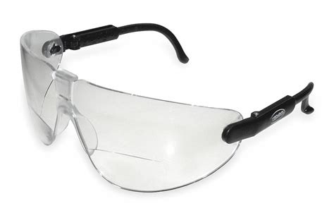 3M Clear Anti-Fog Bifocal Safety Reading Glasses, +2.0 Diopter - 1VJZ8|13354-00000-20 - Grainger