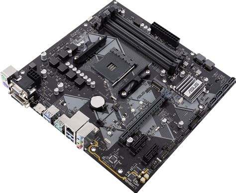 Carte mère Asus Prime B450M-A 90MB0YR0-M0EAY0 Socket AMD AM4 Facteur de forme Micro-ATX Chipset ...