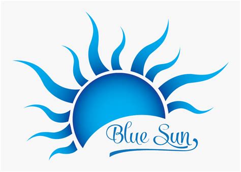 Blue Sun Logo - Sun Logo Png Blue, Transparent Png , Transparent Png Image - PNGitem