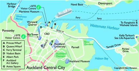 Auckland cruise terminal map - Auckland cruise ship terminal map (New ...