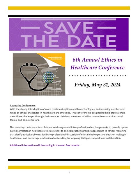 Ethics in Healthcare Conference 2024 | Program in Bioethics and Humanities